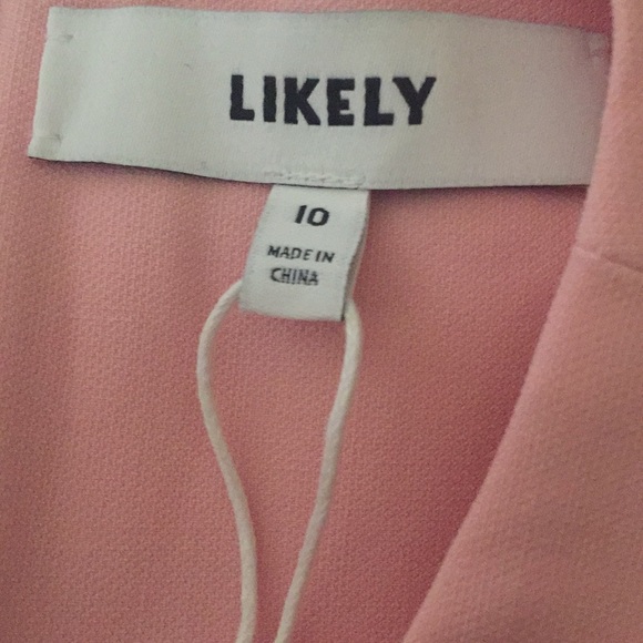 New Likely Leila Flounce Pink Dress - Picture 5 of 8